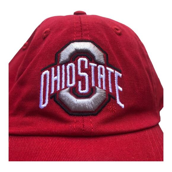 Fan Favorite NWT NCAA Ohio State University Buckeyes Red Adjustable Hat - Picture 2 of 14